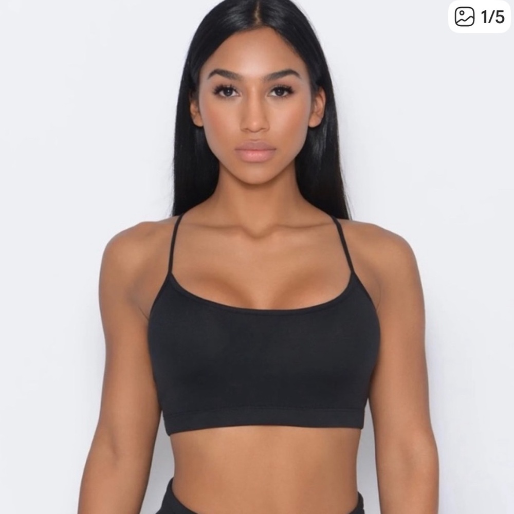 Bombshell Sportswear Black Relax Sports Bra